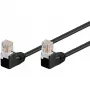 Wentronic 96090 cavo patch, connettore RJ-45/connettore RJ-45, Cat5e, U/UTP, nero (96090)