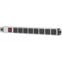 Unità di distribuzione di alimentazione USB-A 16 porte rackmount 19 pollici Intellinet (CEE 7/7), con interruttore di rete con protezione da sovraccarico, max 2,1 A per modulo, cavo di alimentazione 2 m (connettore euro 2 poli)