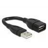 Cavo USB DeLOCK 15 cm USB 2.0 USB A nero