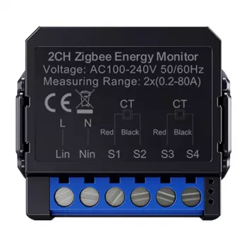 Contatore di energia bidirezionale smart Avatto ZWPM16-2 ZigBee — monitoraggio dei consumi e della produzione