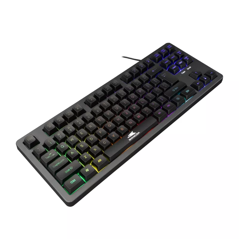 Tastiera con filo Baracuda Krill nera KRILL-B — layout compatto, layout US