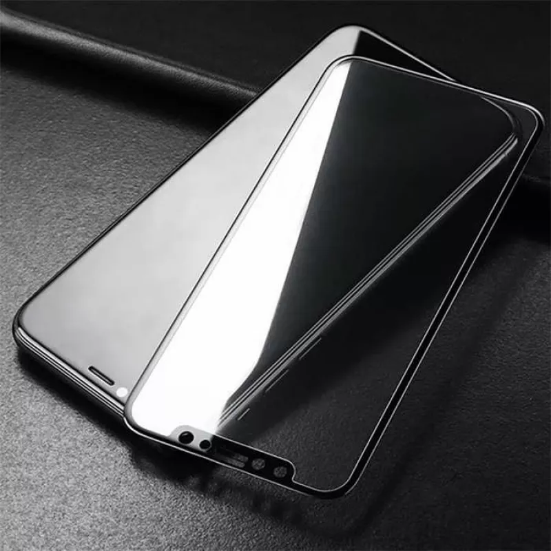 Protezione schermo in vetro temperato Devia Van Entire View per iPhone XR — antiriflesso, nero