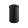 Cestino portarifiuti rotondo in acciaio nero Durable 330601