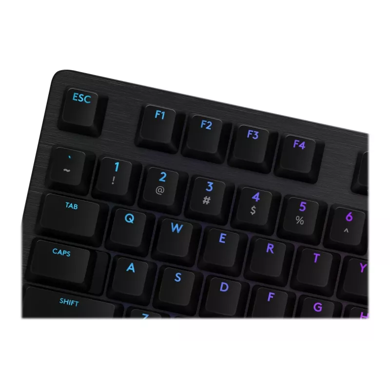 Logitech Gaming G512 - tastiera - retroilluminata - USB - QWERTY - spagnola - switch tasti: GX Brown Tactile - carbone