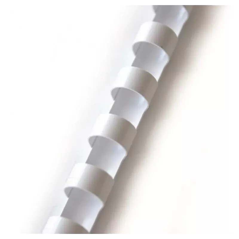 Spirale rilegatura 16 mm, bianco (100 pz.)