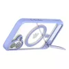Custodia Torras Pstand Series per iPhone 16 — blu, slim fit con supporto integrato