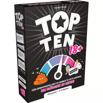 Top Ten 18+, gioco per feste