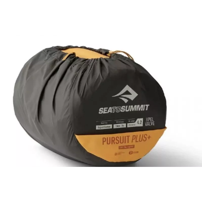 Sea To Summit Pursuit Plus autogonfiabile - grande - materassino, giallo