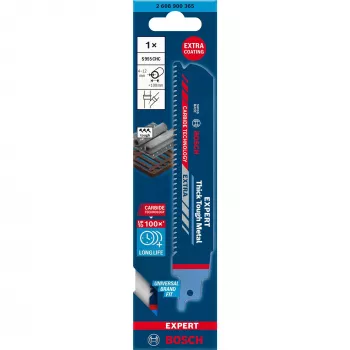 Bosch 2 608 900 365 lama per seghetto alternativo/seghetto da traforo/seghetto a sciabola lama per seghetto a sciabola Carbide 1 pz.