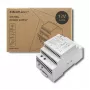 Alimentatore per guida DIN QOLTEC 24V 2.5A 60W grigio