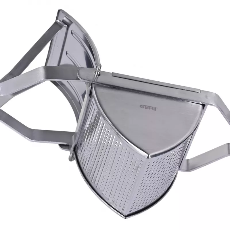 Schiacciapatate GEFU Original 13300, acciaio inox, pressa da cucina manuale