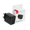 Caricabatterie da parete Crong Ultra Compact GaN 35W PD 3.0 2x USB-C (nero)