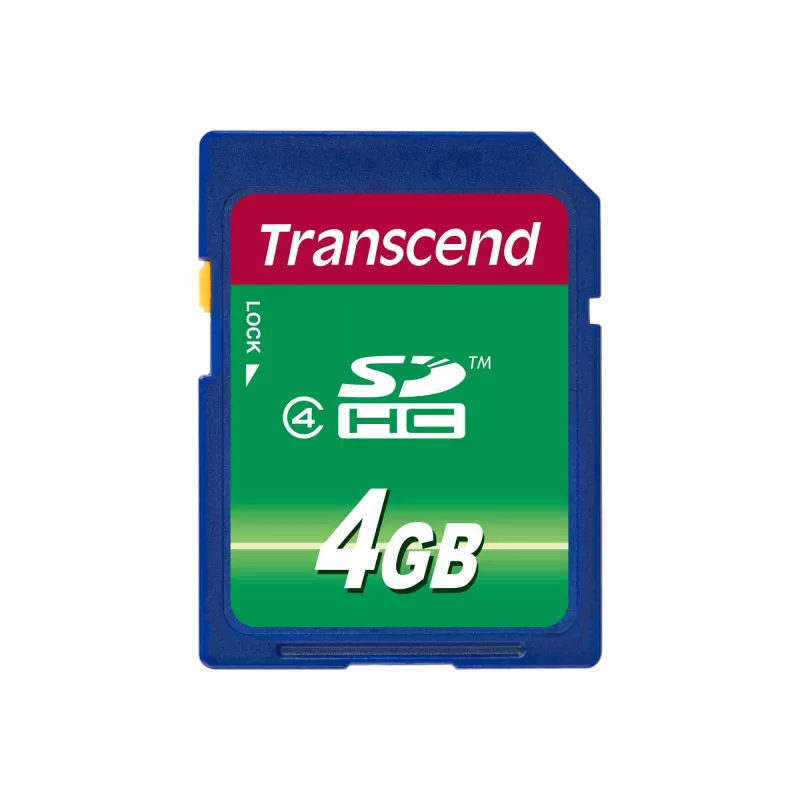 Scheda di memoria Transcend 4GB SDHC TS4GSDHC4