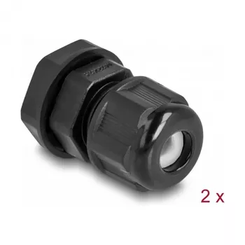 Pressacavo DeLOCK EX M12 nero 2 pz. poliammide