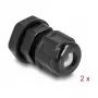 Pressacavo DeLOCK EX M12 nero 2 pz. poliammide