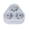 Esperanza ELK303W multipresa elettrica, 3 prese, bianca