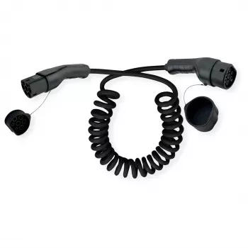 Cavo di ricarica per veicoli elettrici ROLINE Type 2 su Type 2 7,5 m 7,4 kW 32 A 250 V nero