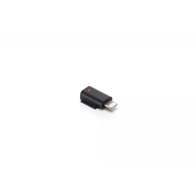 Adattatore audio DJI Mic 3 Mobile Phone Adapter (Lightning) — connettore Lightning, nero, per dispositivi mobili Apple