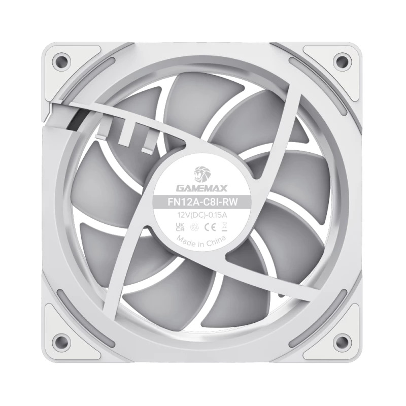 Gamemax | Ventola per case | KF300R BK | Bianco