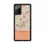 Custodia per smartphone Man and Wood per Samsung Galaxy Note 20 — fiore rosa su nero