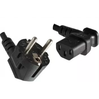 Microconnect PE010518L cavo di alimentazione nero 1,8 m CEE7/7 connettore femmina C13