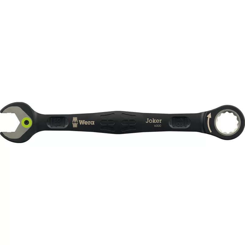 Wera 6000 Joker Black Edition set di chiavi combinate a cricchetto, 11 pz.