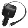 Belkin 75W 2 porte con cavo USB-C retrattile per auto - cavo (CCC001HQBK)