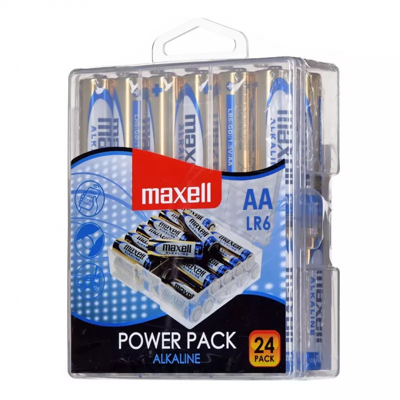Batterie alcaline MAXELL LR6 VALUE BOX, 24 pz.