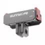 Adattatore girevole magnetico 180° Sunnylife AD017 per action camera, rotazione 180°