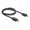 Cavo DisplayPort DeLOCK 82423 1 m maschio-maschio nero