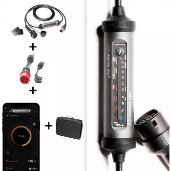 Juice Technology JUICE BOOSTER 3 air Country EU Basic Set (antracite/nero, 1,4 - 11 kW, cavo 3,1 metri)