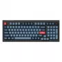 Tastiera Keychron V5 Max universale RF Wireless Bluetooth nero grigio 96% meccanica