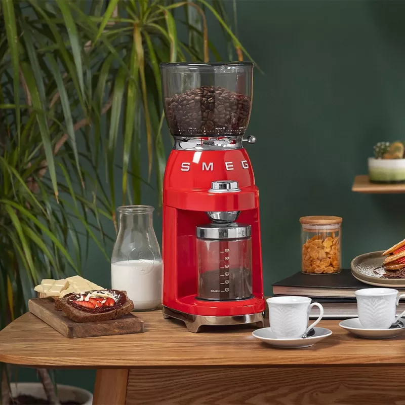 Macinacaffè Smeg 50's Style CGF11RDEU rosso