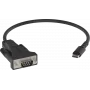 Vision Professional - Adattatore Sirius - 24 pin USB-C (M) a DB-9 (M) - nero