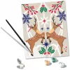 Ravensburger CreArt set di pittura – Renna di Natale (set di pittura creativo)