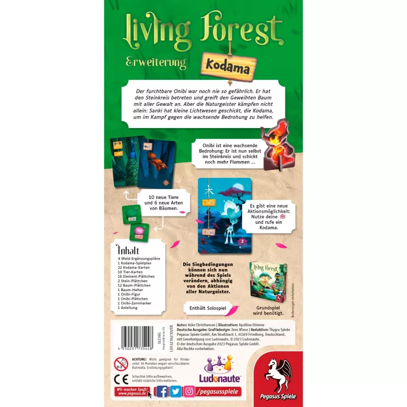 Living Forest: Kodama, espansione gioco da tavolo