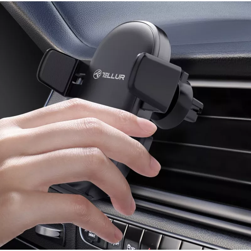 Supporto da auto Tellur CMH10 nero — supporto regolabile per cruscotto per smartphone