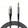 Cavo audio Joyroom SY-A07 3,5 mm a USB-C, 1,2 m, nero