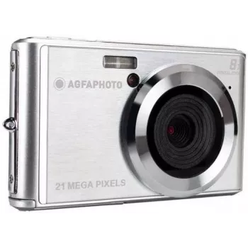 AgfaPhoto DC5200 - Fotocamera digitale - compatta - 21,0 MPix - 720p - argento (DC5200-SIL)