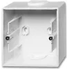 Canalina portacavi Busch-Jaeger 2CKA001799A0897, bianco, 80×43×80 mm