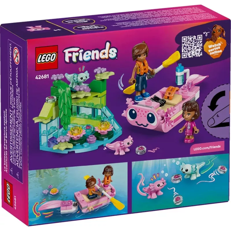 LEGO FRIENDS 42681 Barca avventura con axolotl