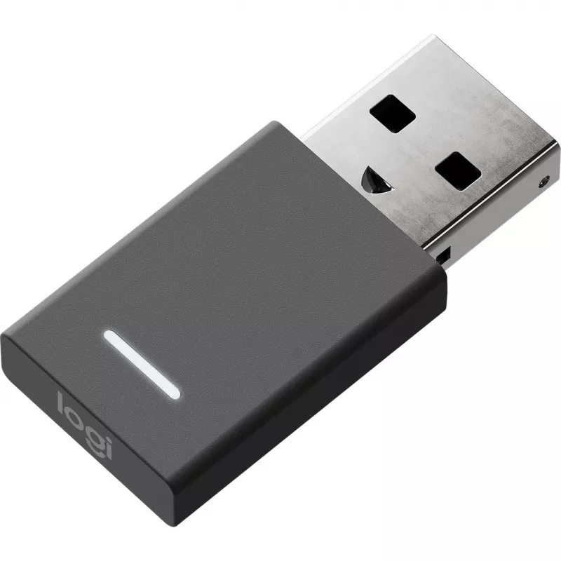 Logitech Unifying + Audio Receiver UC - Ricevitore audio wireless per cuffie, mouse, tastiera (981-00