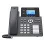 Grandstream Networks GRP2604P Telefono IP Nero 3 linee LCD