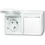 Busch Jaeger 2084-0-0715 presa CEE 7/3 bianco (2084-0-0715)