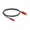 DeLOCK cavo USB-C a DisplayPort 8K 30Hz HDR 1m rosso