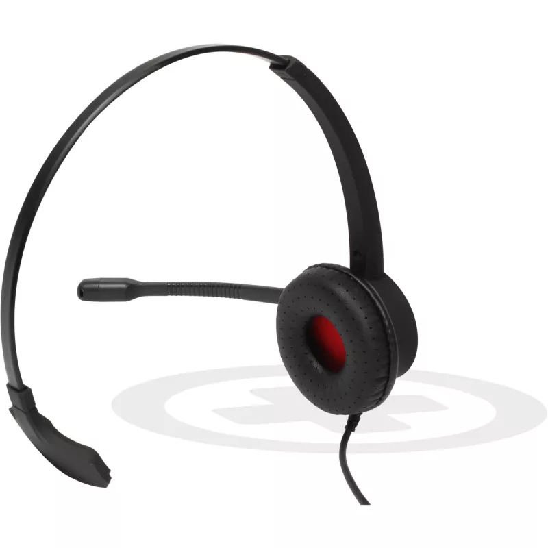 Cuffie mono USB Plusonic 10.1P — cuffie USB a un padiglione compatibili con Teams e Skype