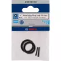 Set anello di fissaggio e perno, per bussole a percussione PRO Impact 1/4, sicurezza nero, 4 pezzi