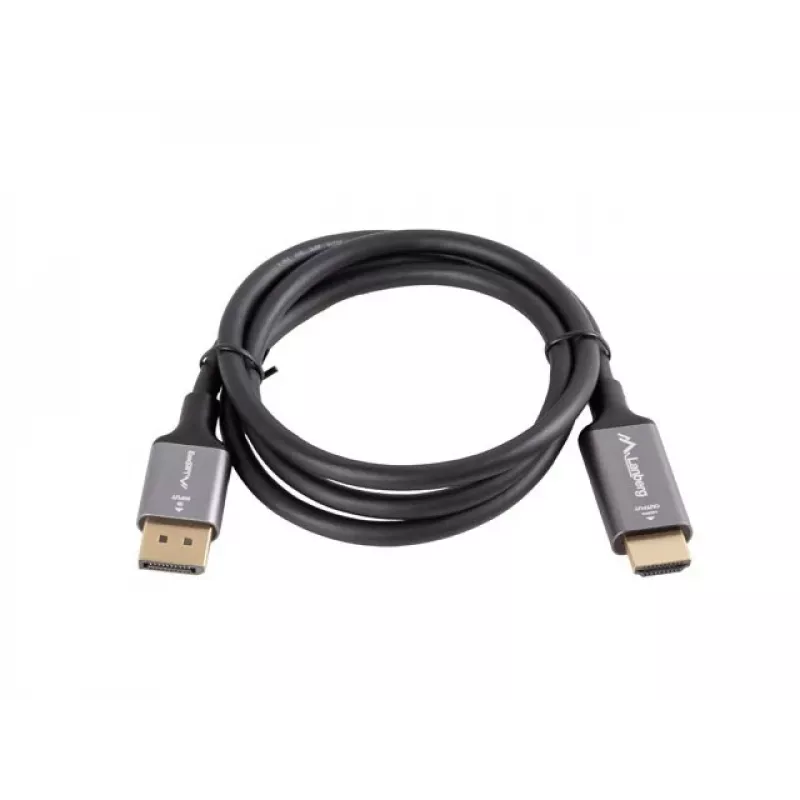 Cavo DisplayPort(M)-HDMI(M) 1 m 4K nero e argento