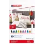 Pennarelli multicolore Edding 4600 10 pz. colori di scrittura multicolore
