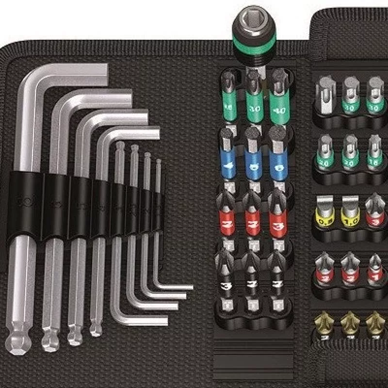 Set di bit a bussola Wera KK 100 52 pezzi